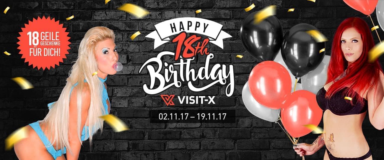 Happy Birthday VISIT-X wird 18
